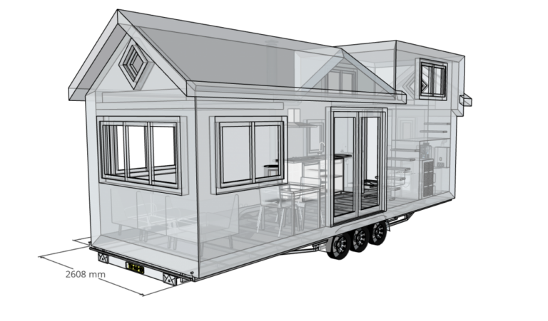 Tiny Houses con marco en A: cómo construir + planos de marco en A de Tiny House gratis